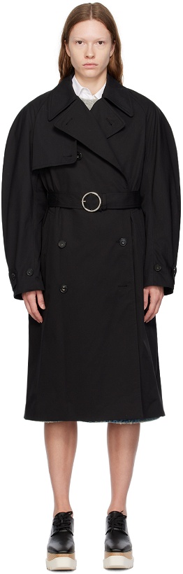 Photo: Stella McCartney Black Belted Trench Coat