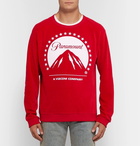 Gucci - Printed Cotton-Blend Velvet Sweatshirt - Men - Red