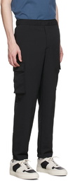 Theory Black Recycled Polyester Trousers