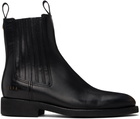 Golden Goose Black Leather Chelsea Boots