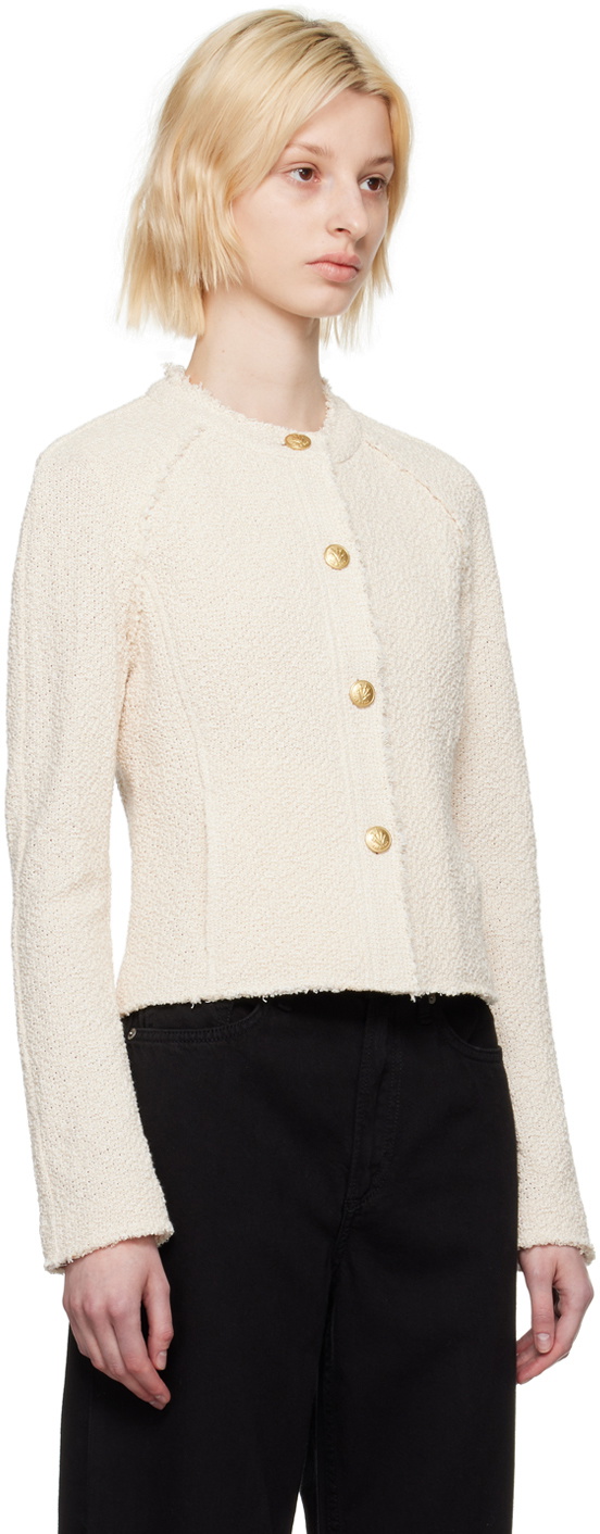 rag & bone White Marisa Jacket Rag and Bone