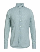 Fedeli Mens Shirt in Green