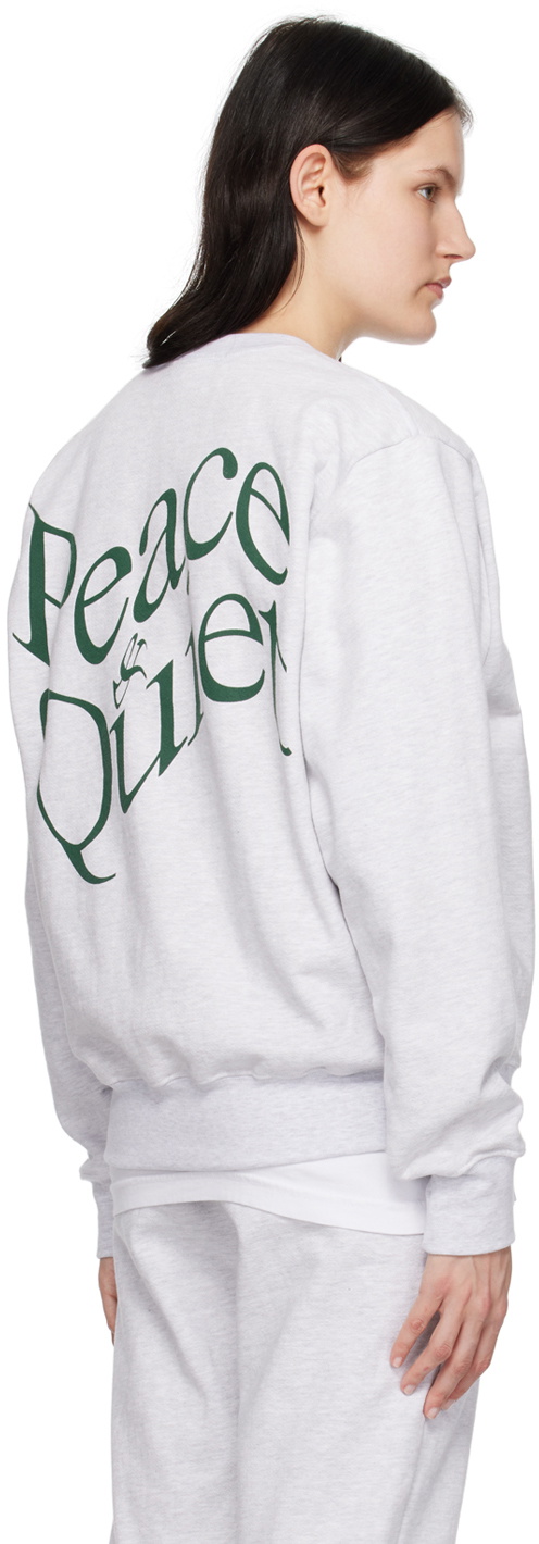 Museum of Peace & Quiet Gray Warped Sweatshirt