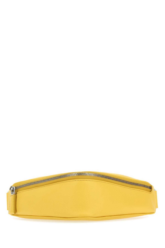 Photo: Prada Yellow Leather Belt Bag