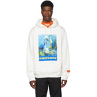 Heron Preston White Heron Birds Hoodie