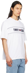 Tommy Jeans White Retro Skater T-Shirt