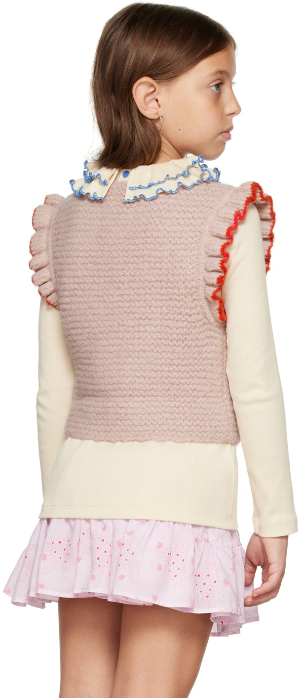 Misha & Puff Kids Pink Fiora Vest