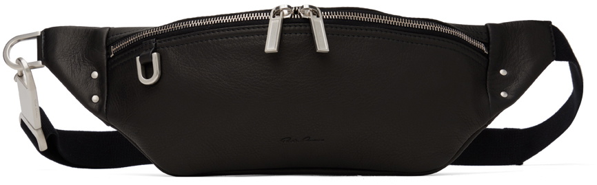 Rick Owens Black Porterville Geo Bumbag Pouch Rick Owens
