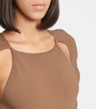 Zeynep Arçay Cutout knit bodysuit
