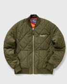 Awake Quilted Patch Bomber Jacket Green - Mens - Bomber Jackets