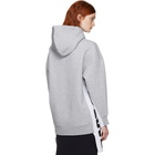 Stella McCartney Grey All is Love Side Ribbon Hoodie