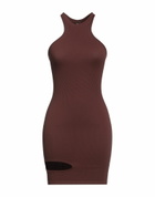 Andreādamo Womens Mini dress Dark in Brown