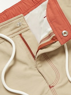 Orlebar Brown - Bulldog Drawcord Mid-Length Cotton-Blend Swim Shorts - Neutrals