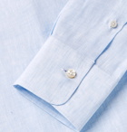Canali - Linen Shirt - Men - Blue