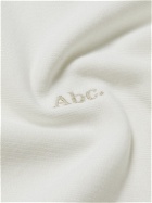 Abc. 123. - Logo-Appliquéd Cotton-Jersey Sweatshirt - White