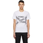 Fendi White Logo T-Shirt