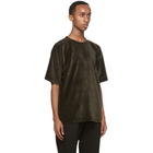 Needles Khaki Velour Pocket T-Shirt