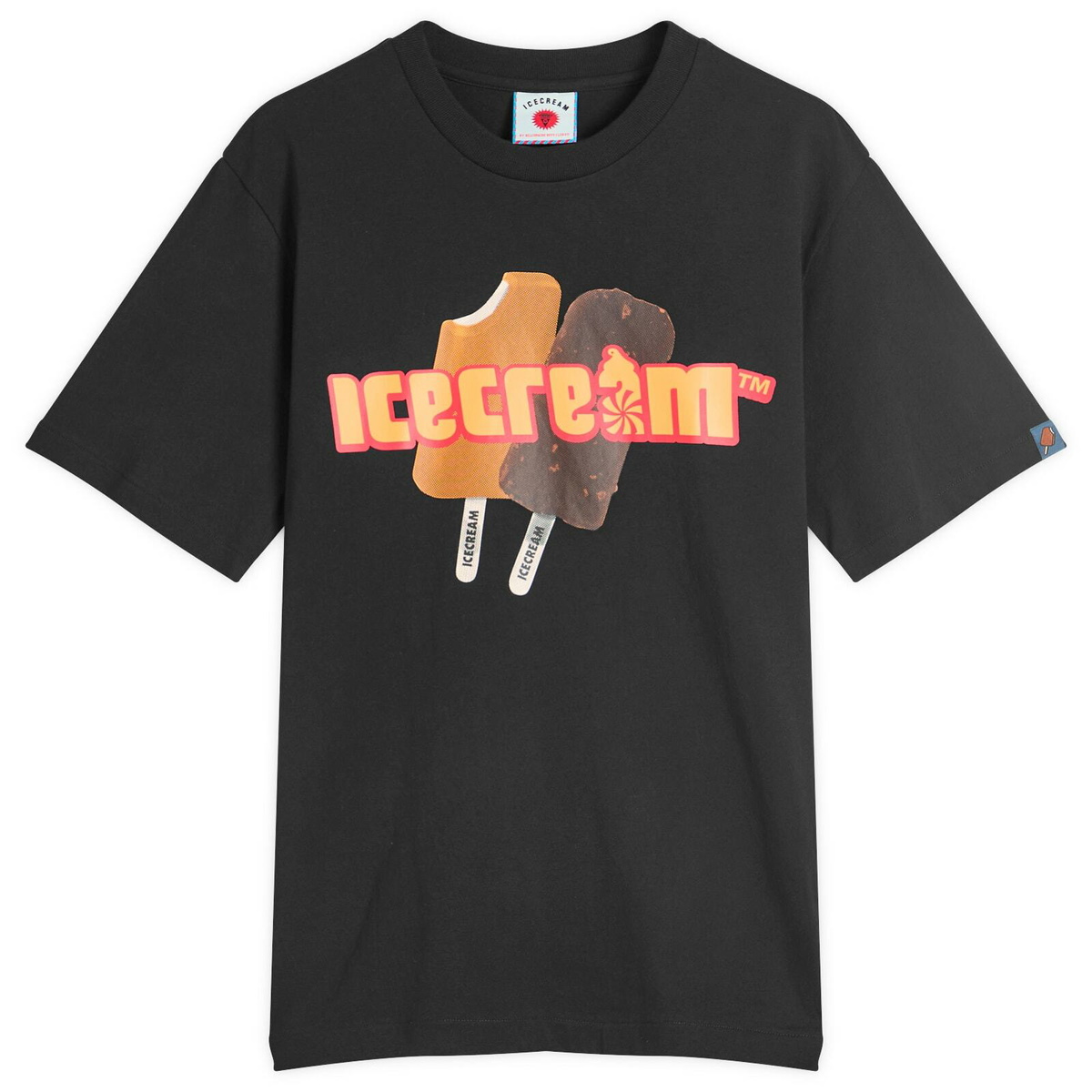 END. x ICECREAM Popsicle T-Shirt in Black