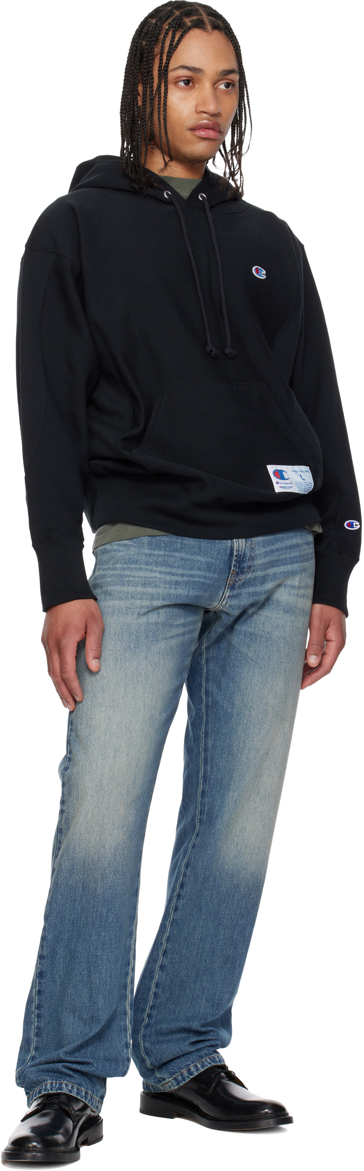 UNDERCOVER Black Champion Edition UC1F4802 Hoodie