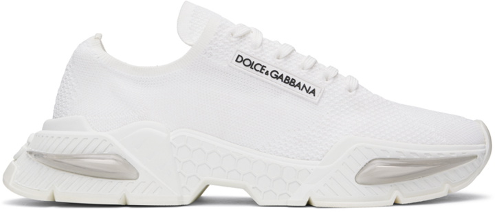Photo: Dolce & Gabbana White Daymaster Sneakers