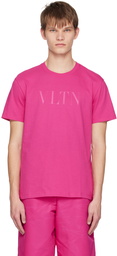 Valentino Pink Printed T-Shirt