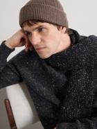 John Smedley - Sunday Ribbed Cashmere and Wool-Blend Beanie