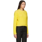 Protagonist Yellow and White Melange Sweater