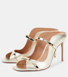 Malone Souliers Noah 90 metallic leather mules