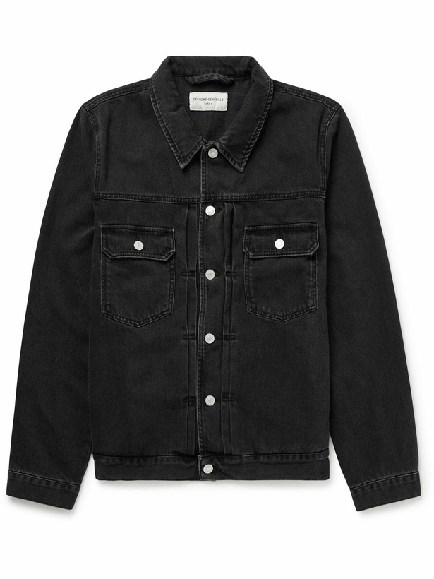 Photo: Officine Générale - Loick Denim Jacket - Gray