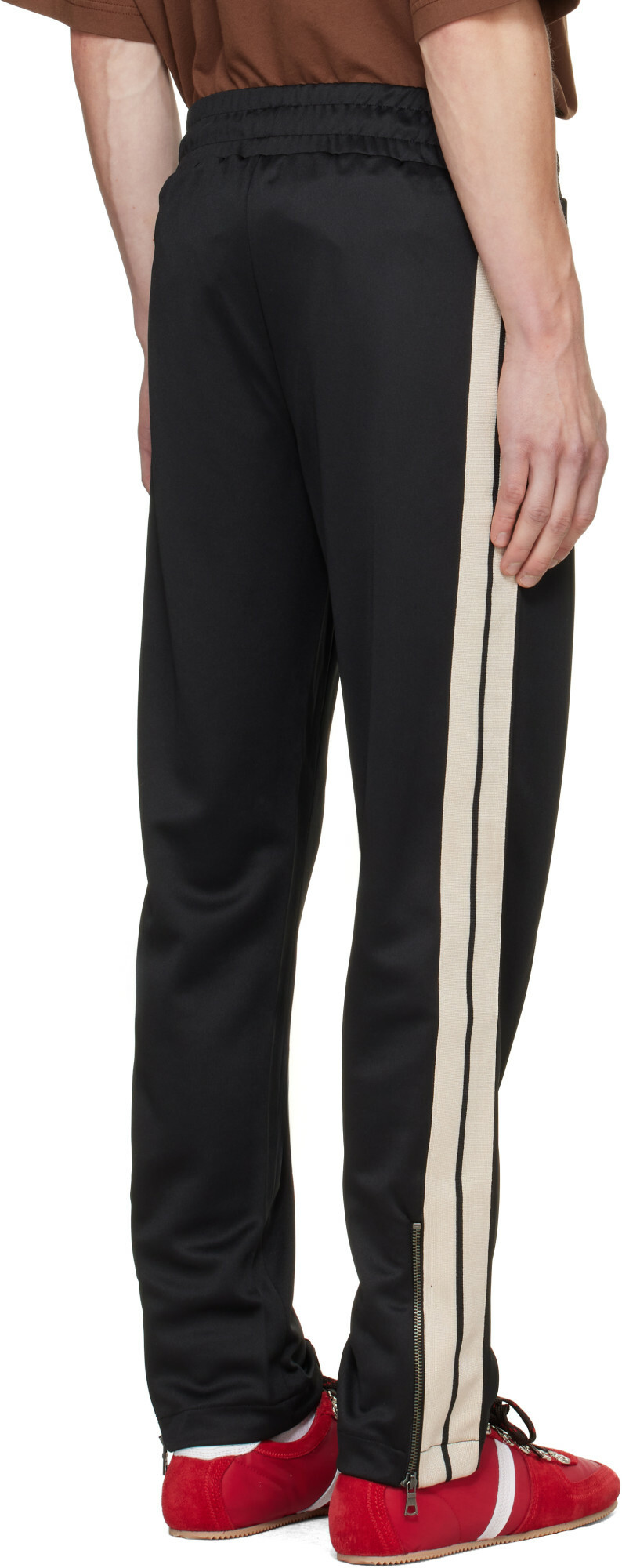 Palm Angels Black Classic Logo Track Pants