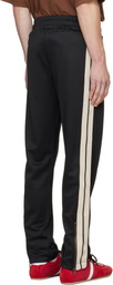Palm Angels Black Classic Logo Track Pants