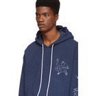 Adaptation Navy Embroidered Logo Hoodie