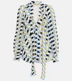 Dorothee Schumacher Printed tie-detail top