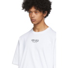 Kenzo White Oversize Sport Logo T-Shirt