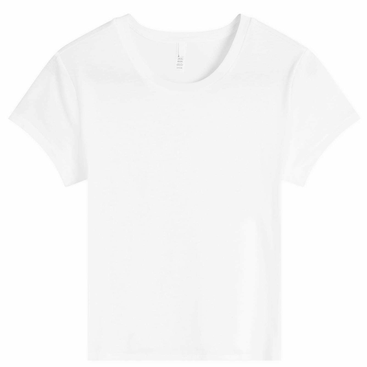 SKIMS Women's Relaxed Tees Shrunken T-Shirt in Snow