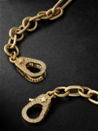 Foundrae - Sister Hook Gold Diamond Chain Bracelet