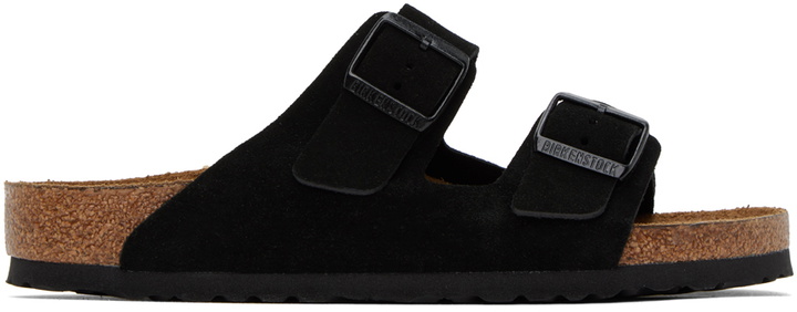 Photo: Birkenstock Black Arizona Soft Footbed Sandals