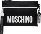 Moschino Black Logo Pouch