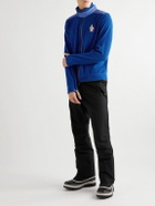 Moncler Grenoble - Shell-Trimmed Fleece Down Ski Jacket - Blue
