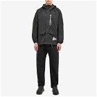 Gramicci Men's x And Wander Patchwork Wind Jacket in Black