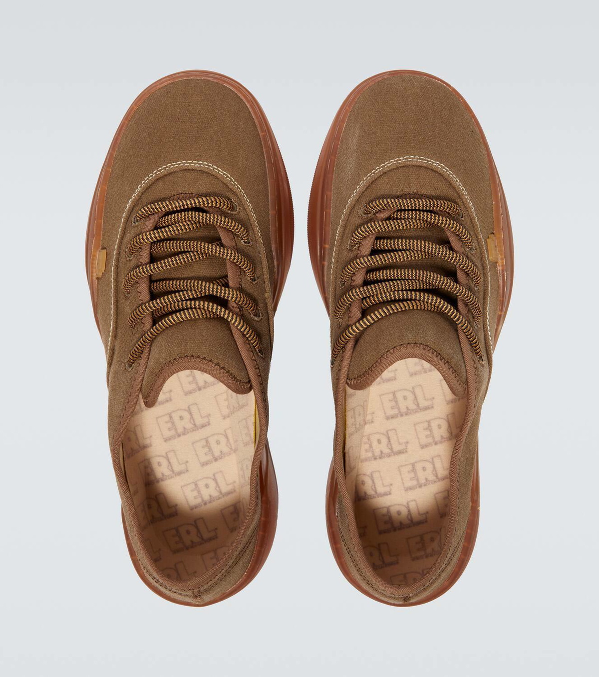 【ERL】キャンバスロートップスニーカー ERL Canvas low-top sneakers ERL