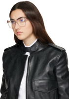 TOM FORD Pink Large Blue Block Glasses