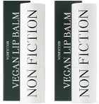 Nonfiction Vegan Lip Balm Duo, 3.8 g