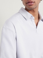 SEASE - Supima Cotton-Jersey Polo Shirt - Gray