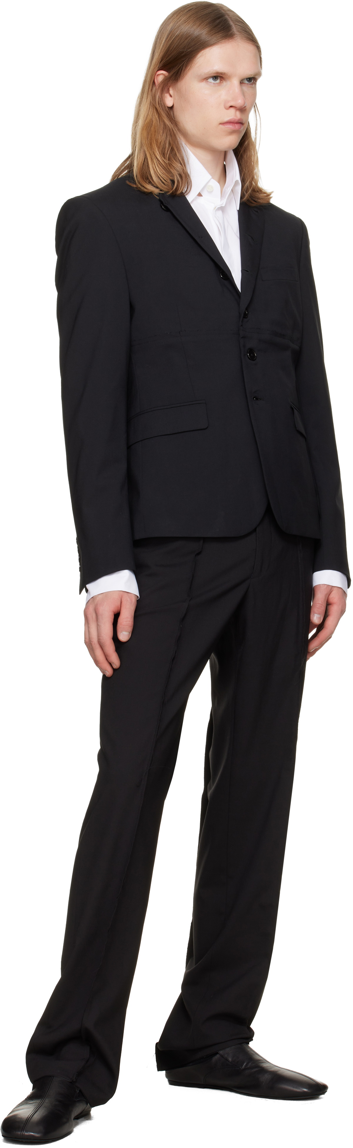 HODAKOVA Black Double Button Blazer
