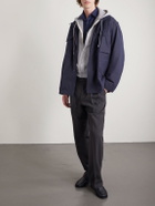 Beams Plus - Cotton-Blend Hooded Field Jacket - Blue
