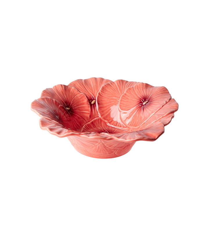 Photo: Bordallo Pinheiro Maria Flor earthenware salad bowl