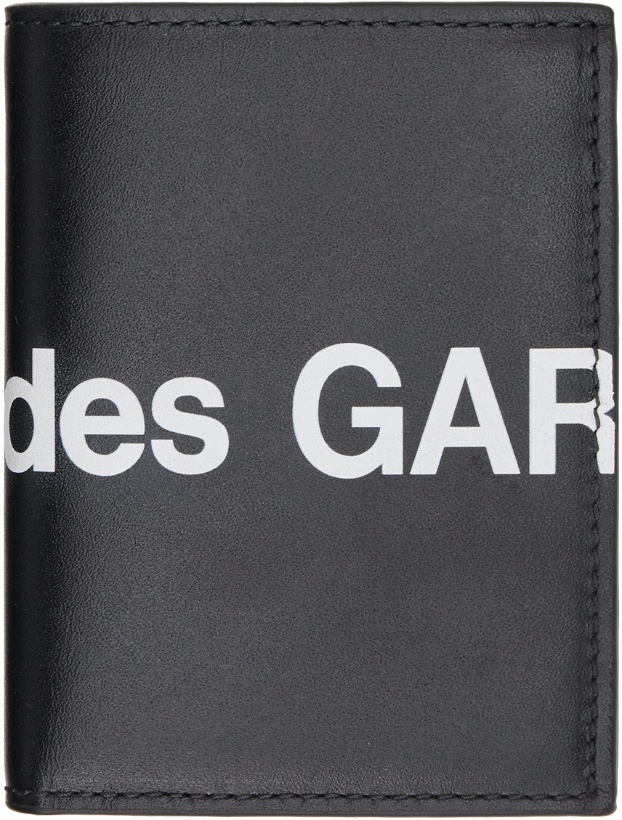 Photo: COMME des GARÇONS WALLETS Black Huge Logo Card Holder