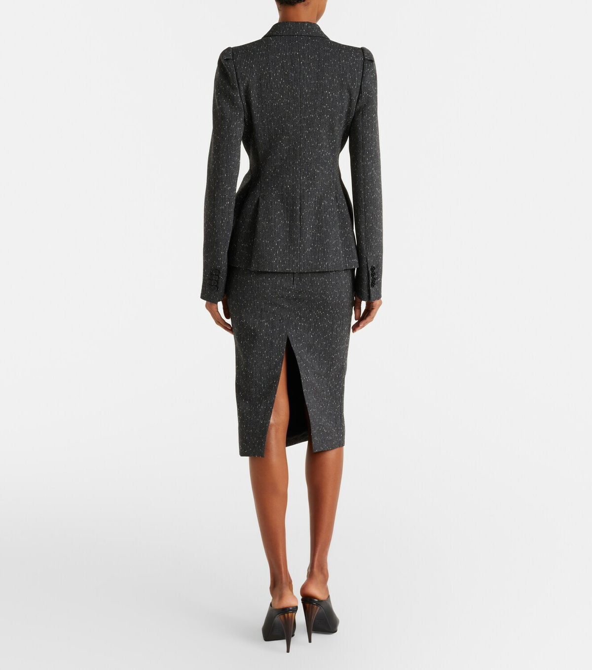 McQueen Pinstripe pencil skirt