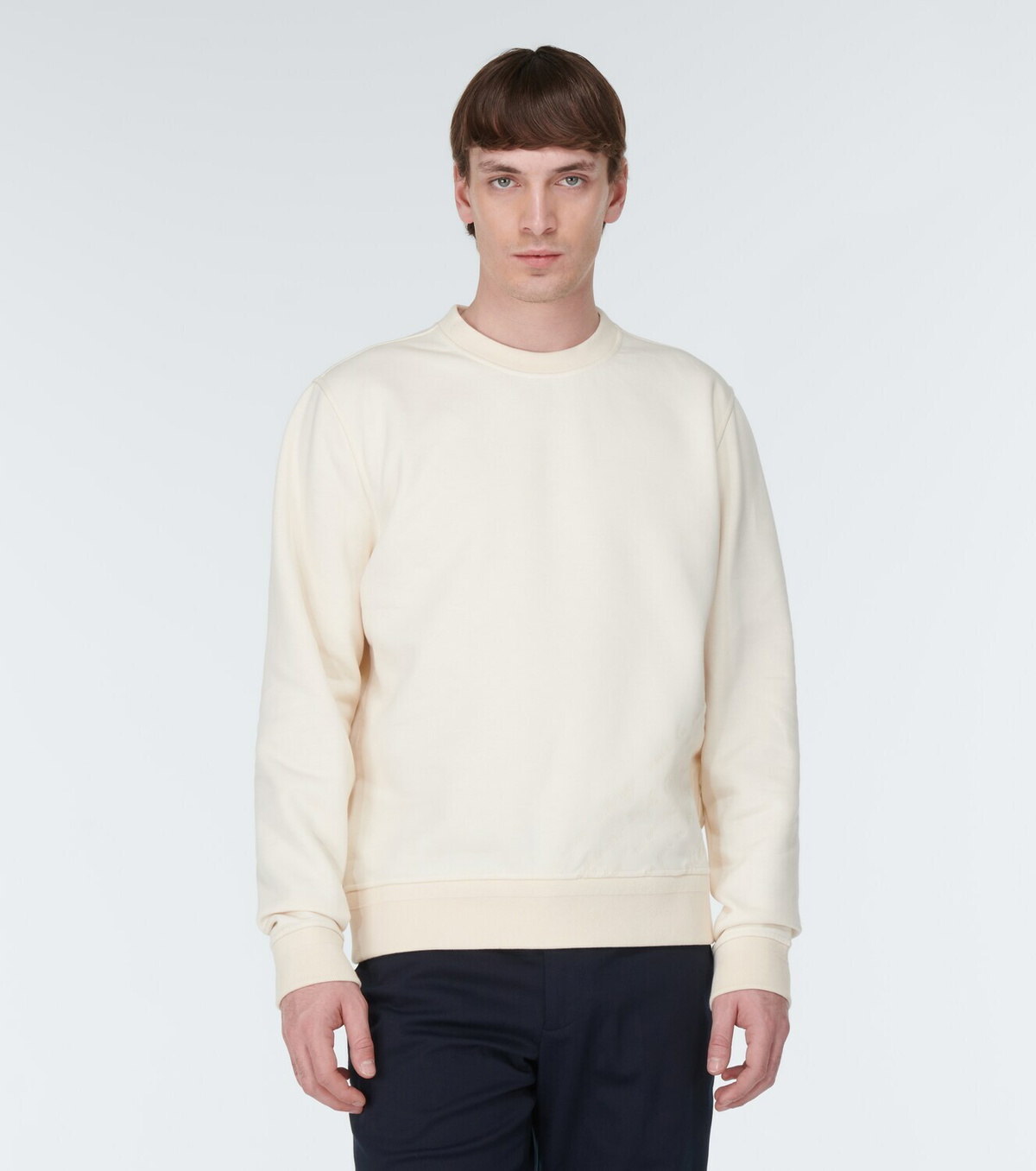 Berluti Scritto embroidered cotton sweatshirt